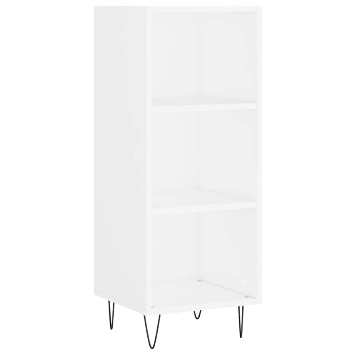 vidaXL Ντουλάπι Λευκός 34,5 x 34 x 180 εκ. από Επεξεργασμένο Ξύλο