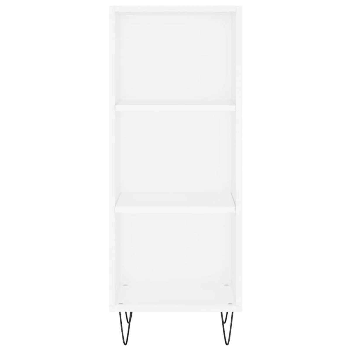 vidaXL Ντουλάπι Λευκός 34,5 x 34 x 180 εκ. από Επεξεργασμένο Ξύλο