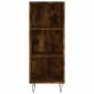 vidaXL Ντουλάπι Καπνιστή δρυς 34,5x34x180 εκ. από Επεξεργασμένο Ξύλο