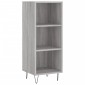 vidaXL Μπουφές Sonoma Γκρι 34,5 x 34 x 180 εκ. από Επεξεργασμένο Ξύλο