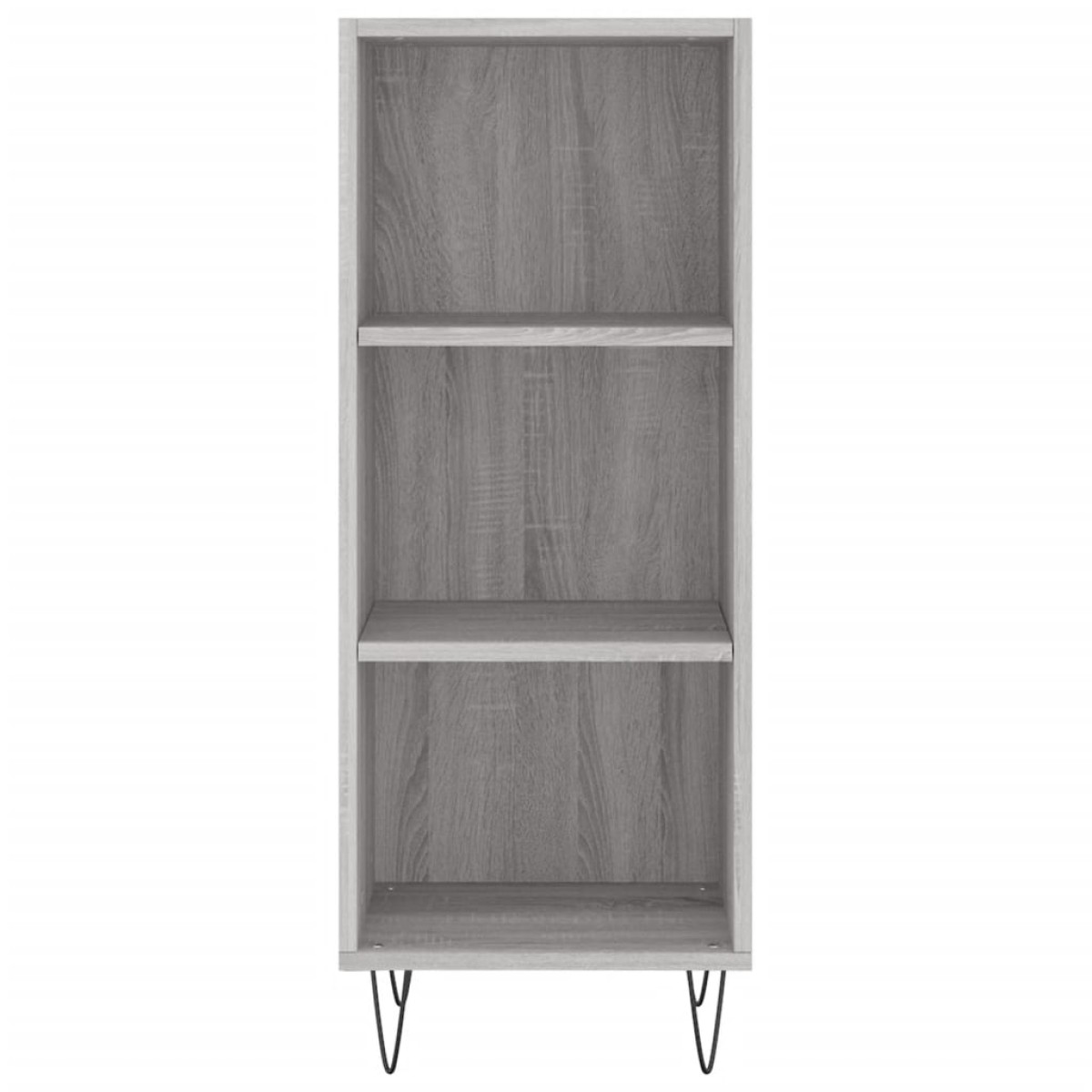vidaXL Μπουφές Sonoma Γκρι 34,5 x 34 x 180 εκ. από Επεξεργασμένο Ξύλο