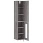 vidaXL Μπουφές Sonoma Γκρι 34,5 x 34 x 180 εκ. από Επεξεργασμένο Ξύλο