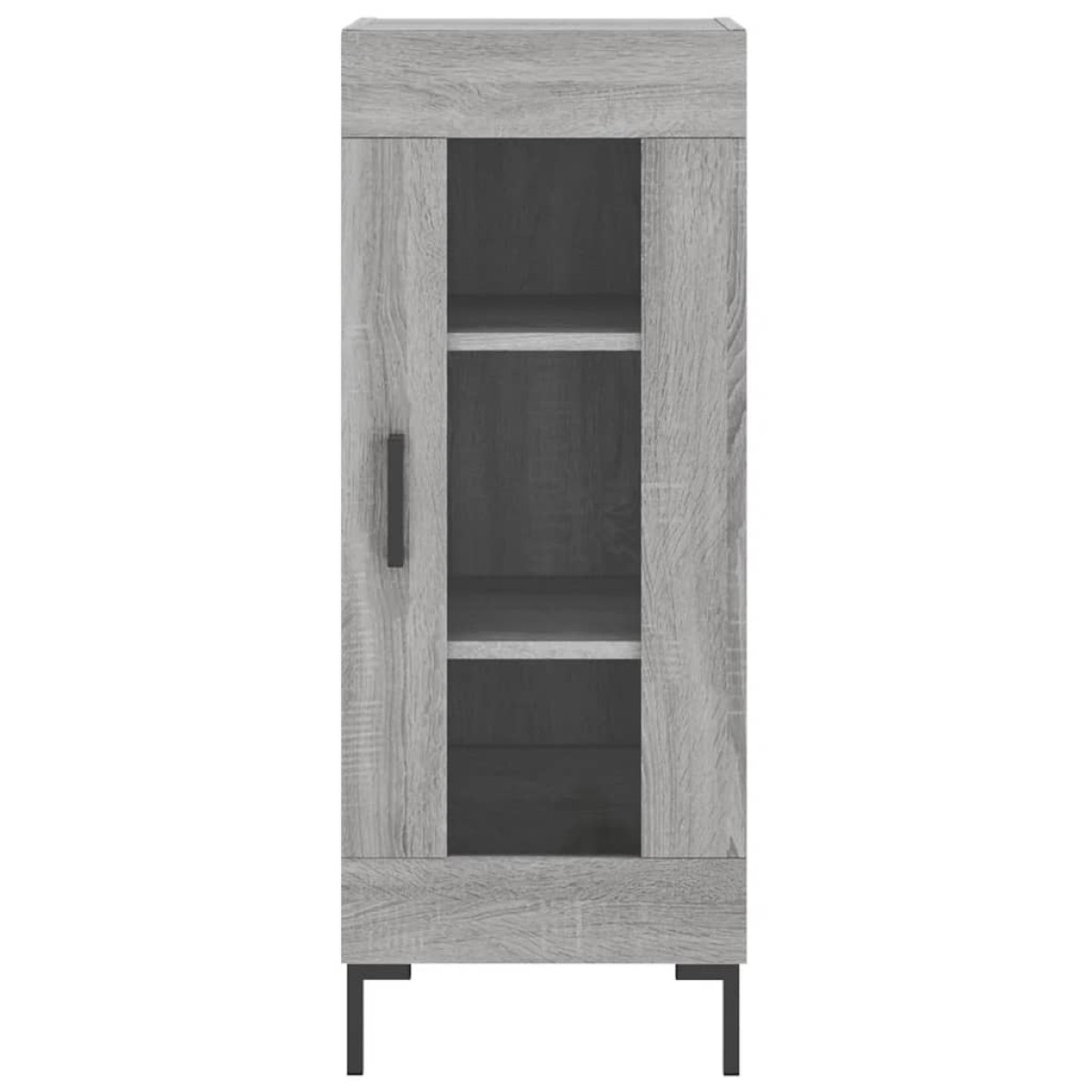 vidaXL Μπουφές Sonoma Γκρι 34,5 x 34 x 180 εκ. από Επεξεργασμένο Ξύλο