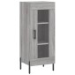 vidaXL Μπουφές Sonoma Γκρι 34,5 x 34 x 180 εκ. από Επεξεργασμένο Ξύλο