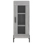 vidaXL Μπουφές Sonoma Γκρι 34,5 x 34 x 180 εκ. από Επεξεργασμένο Ξύλο