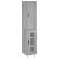 vidaXL Μπουφές Sonoma Γκρι 34,5 x 34 x 180 εκ. από Επεξεργασμένο Ξύλο