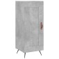 vidaXL Ντουλάπι Γκρι Σκυροδέματος 34,5x34x180 εκ. Επεξεργασμένο Ξύλο