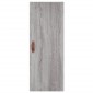 vidaXL Μπουφές Sonoma Γκρι 34,5 x 34 x 180 εκ. από Επεξεργασμένο Ξύλο