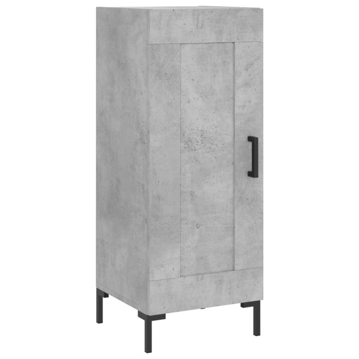 vidaXL Ντουλάπι Γκρι Σκυροδέματος 34,5x34x180 εκ. Επεξεργασμένο Ξύλο