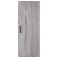 vidaXL Μπουφές Sonoma Γκρι 34,5 x 34 x 180 εκ. από Επεξεργασμένο Ξύλο