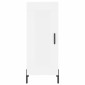 vidaXL Ντουλάπι Λευκός 34,5 x 34 x 180 εκ. από Επεξεργασμένο Ξύλο