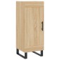 vidaXL Μπουφές Sonoma δρυς 34,5 x 34 x 180 εκ. από Επεξεργασμένο Ξύλο