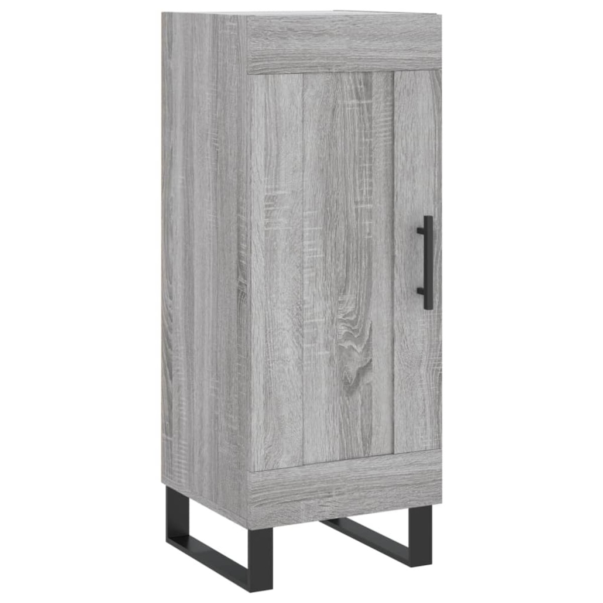 vidaXL Μπουφές Sonoma Γκρι 34,5 x 34 x 180 εκ. από Επεξεργασμένο Ξύλο