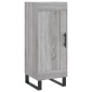 vidaXL Μπουφές Sonoma Γκρι 34,5 x 34 x 180 εκ. από Επεξεργασμένο Ξύλο