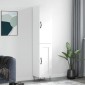 vidaXL Ντουλάπι Λευκός 34,5 x 34 x 180 εκ. από Επεξεργασμένο Ξύλο