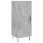 vidaXL Ντουλάπι Γκρι Σκυροδέματος 34,5x34x180 εκ. Επεξεργασμένο Ξύλο