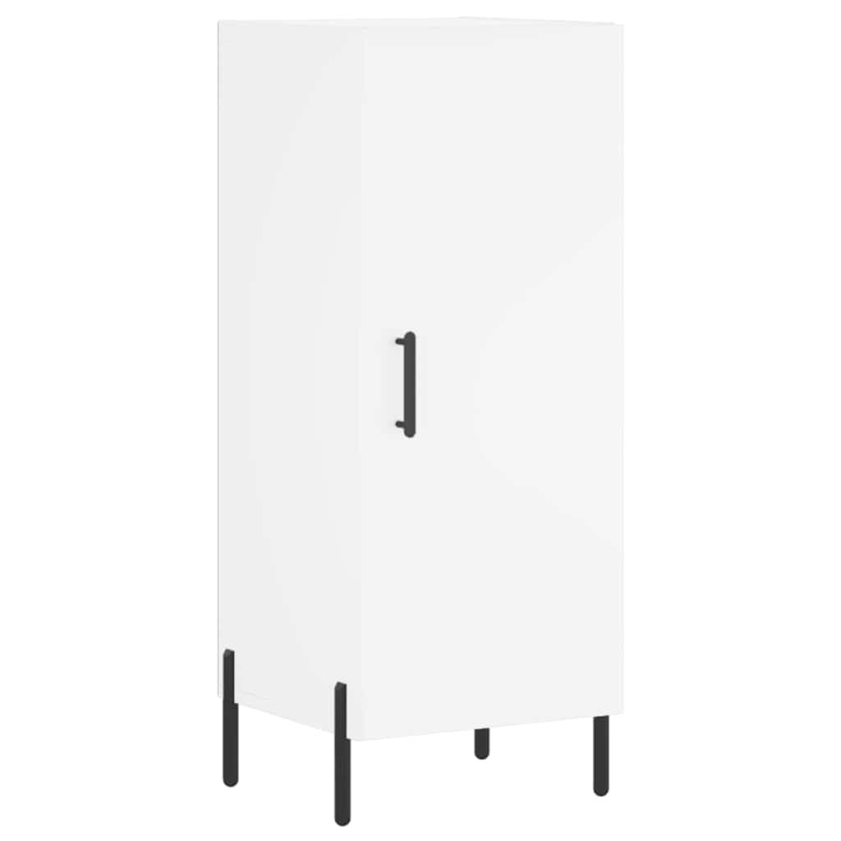 vidaXL Ντουλάπι Λευκός 34,5 x 34 x 180 εκ. από Επεξεργασμένο Ξύλο