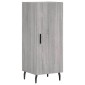vidaXL Μπουφές Sonoma Γκρι 34,5 x 34 x 180 εκ. από Επεξεργασμένο Ξύλο