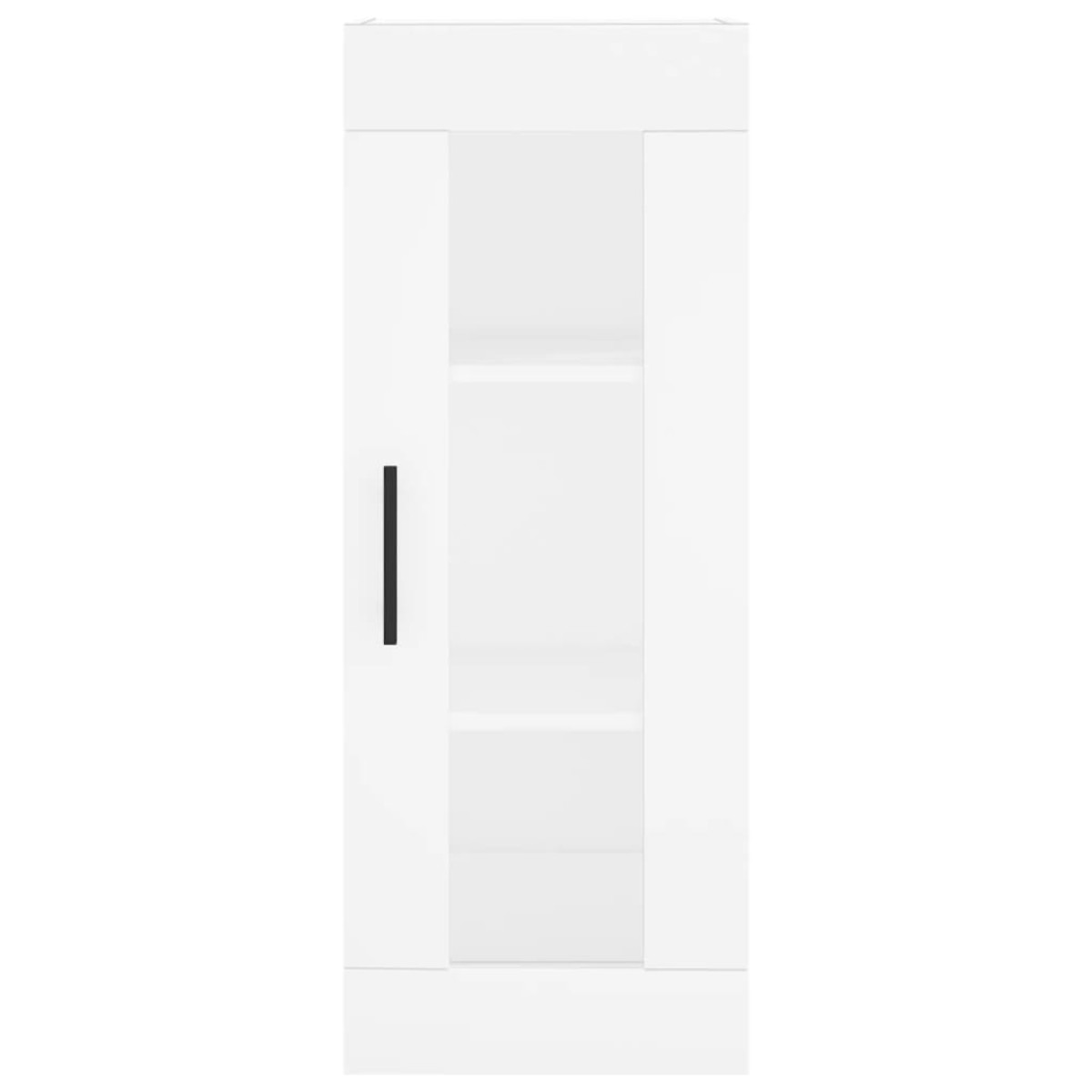 vidaXL Ντουλάπι Λευκός 34,5 x 34 x 180 εκ. από Επεξεργασμένο Ξύλο