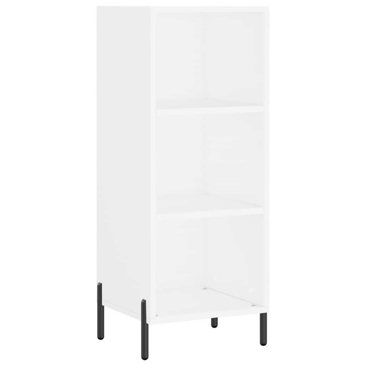 vidaXL Ντουλάπι Λευκός 34,5 x 34 x 180 εκ. από Επεξεργασμένο Ξύλο