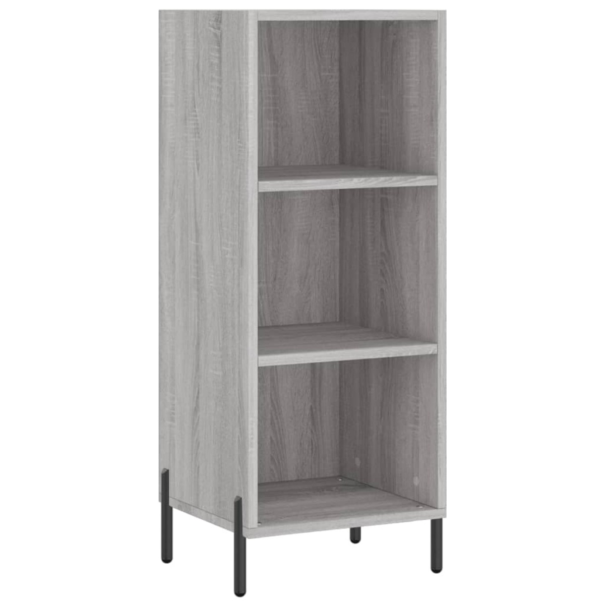 vidaXL Μπουφές Sonoma Γκρι 34,5 x 34 x 180 εκ. από Επεξεργασμένο Ξύλο