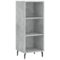 vidaXL Ντουλάπι Γκρι Σκυροδέματος 34,5x34x180 εκ. Επεξεργασμένο Ξύλο