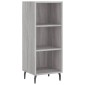 vidaXL Μπουφές Sonoma Γκρι 34,5 x 34 x 180 εκ. από Επεξεργασμένο Ξύλο