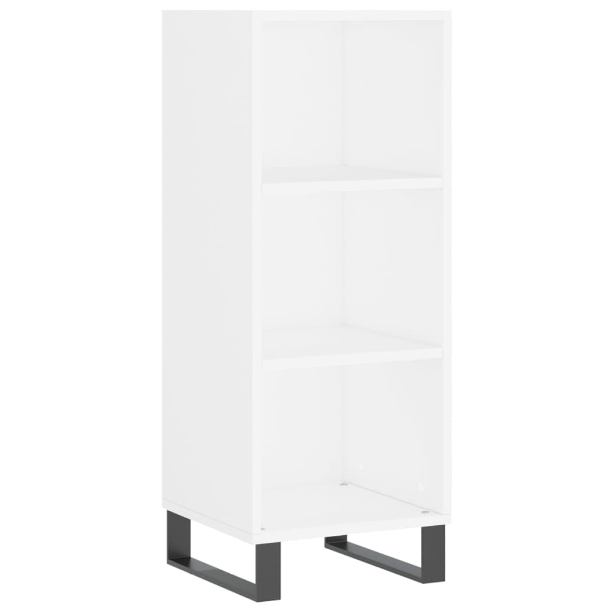 vidaXL Ντουλάπι Λευκός 34,5 x 34 x 180 εκ. από Επεξεργασμένο Ξύλο