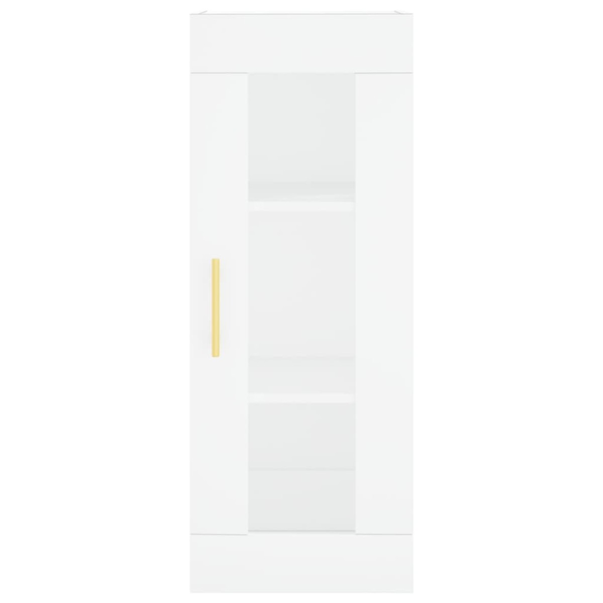 vidaXL Ντουλάπι Λευκός 34,5 x 34 x 180 εκ. από Επεξεργασμένο Ξύλο