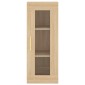 vidaXL Μπουφές Sonoma δρυς 34,5 x 34 x 180 εκ. από Επεξεργασμένο Ξύλο