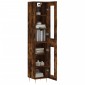 vidaXL Ντουλάπι Καπνιστή δρυς 34,5x34x180 εκ. από Επεξεργασμένο Ξύλο
