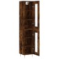 vidaXL Ντουλάπι Καπνιστή δρυς 34,5x34x180 εκ. από Επεξεργασμένο Ξύλο