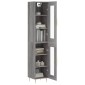 vidaXL Μπουφές Sonoma Γκρι 34,5 x 34 x 180 εκ. από Επεξεργασμένο Ξύλο