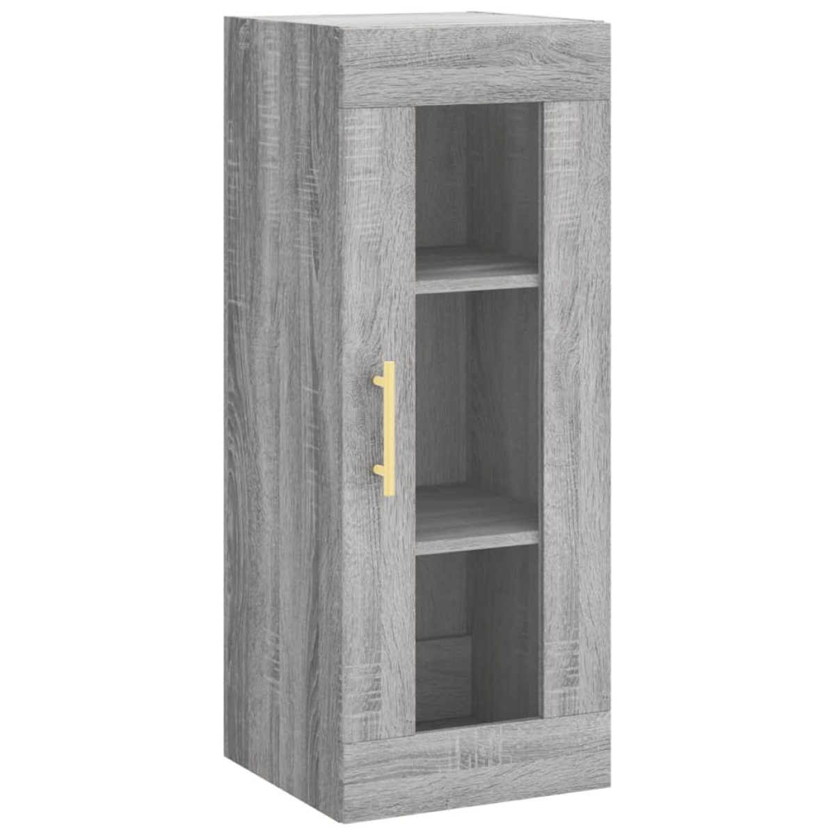 vidaXL Μπουφές Sonoma Γκρι 34,5 x 34 x 180 εκ. από Επεξεργασμένο Ξύλο