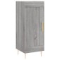 vidaXL Μπουφές Sonoma Γκρι 34,5 x 34 x 180 εκ. από Επεξεργασμένο Ξύλο