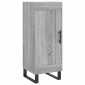vidaXL Μπουφές Sonoma Γκρι 34,5 x 34 x 180 εκ. από Επεξεργασμένο Ξύλο