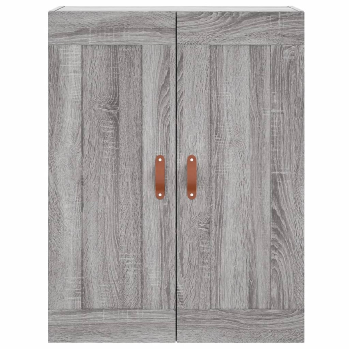 vidaXL Ντουλάπι Γκρι Sonoma 69,5 x 34 x 180 εκ. Επεξεργασμένο Ξύλο