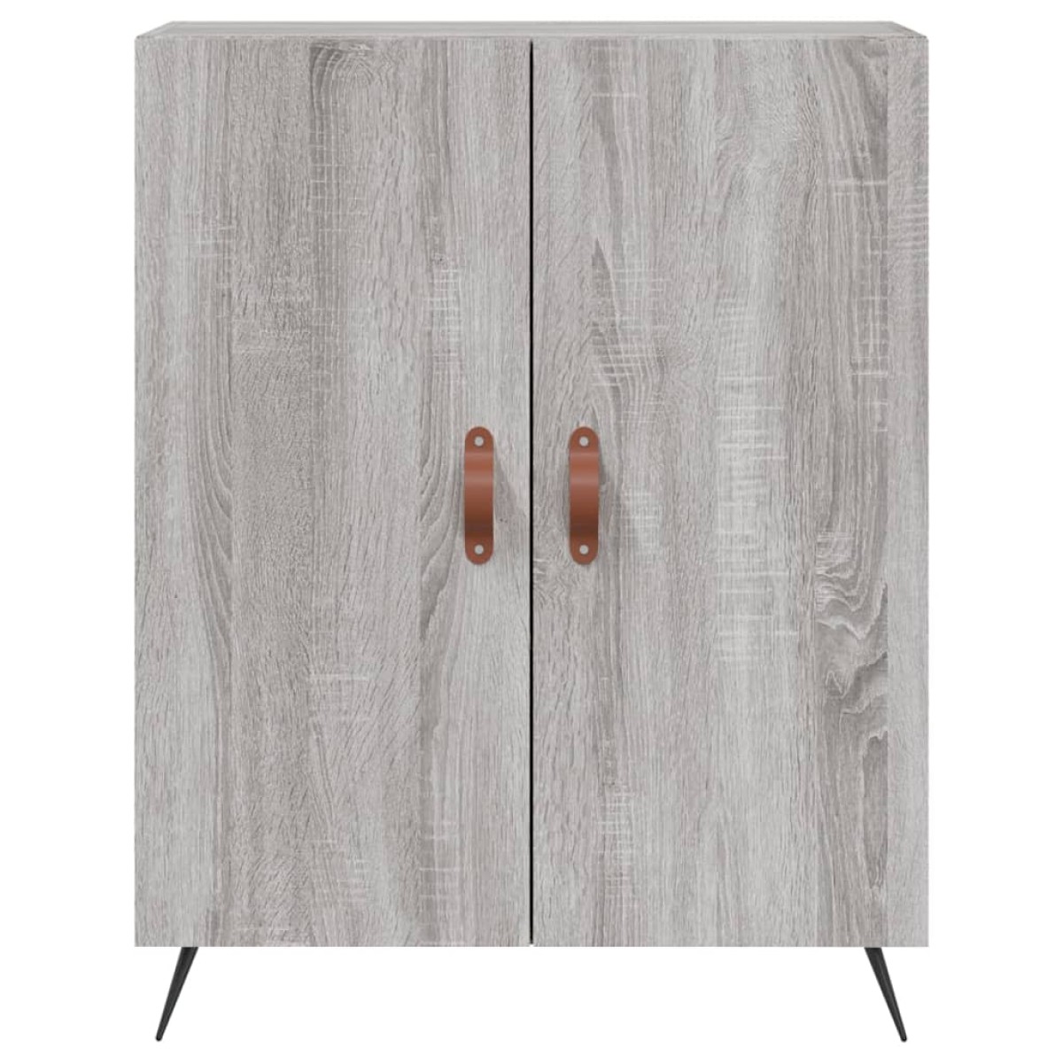 vidaXL Ντουλάπι Γκρι Sonoma 69,5 x 34 x 180 εκ. Επεξεργασμένο Ξύλο