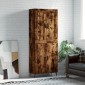 vidaXL Ντουλάπι Καπνιστή Δρυς 69,5x34x180 εκ. από Επεξεργασμένο Ξύλο