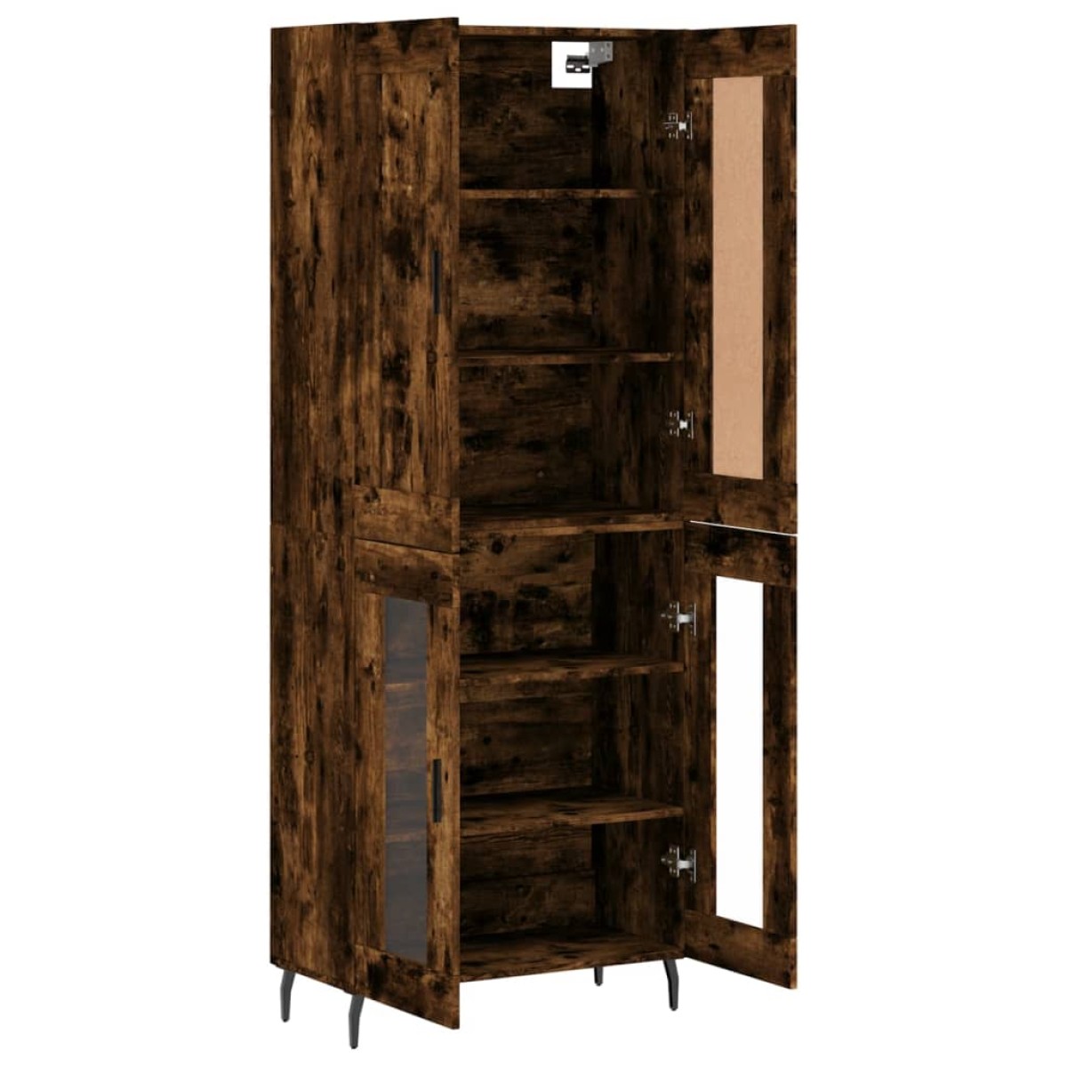 vidaXL Ντουλάπι Καπνιστή Δρυς 69,5x34x180 εκ. από Επεξεργασμένο Ξύλο