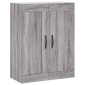 vidaXL Ντουλάπι Γκρι Sonoma 69,5 x 34 x 180 εκ. Επεξεργασμένο Ξύλο