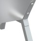 vidaXL Δίσκος Μπάρμπεκιου Ασημί 158x42x31 εκ. από Ανοξείδωτο Ατσάλι