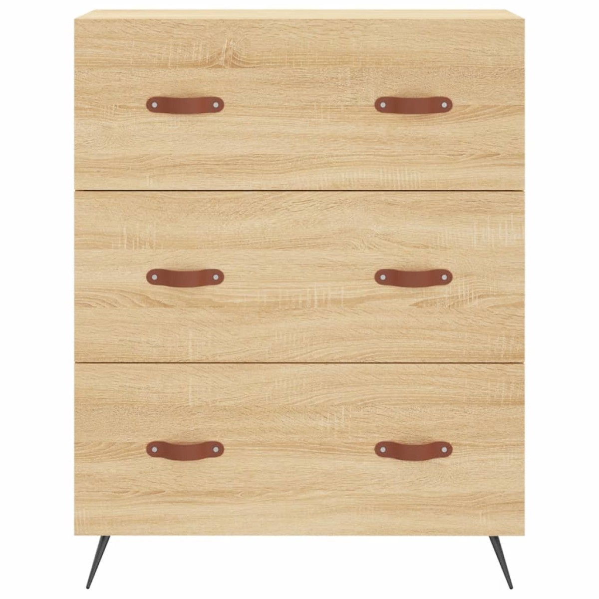 vidaXL Ντουλάπι Sonoma δρυς 69,5 x 34 x 180 εκ. από Επεξεργασμένο Ξύλο