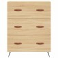 vidaXL Ντουλάπι Sonoma δρυς 69,5 x 34 x 180 εκ. από Επεξεργασμένο Ξύλο