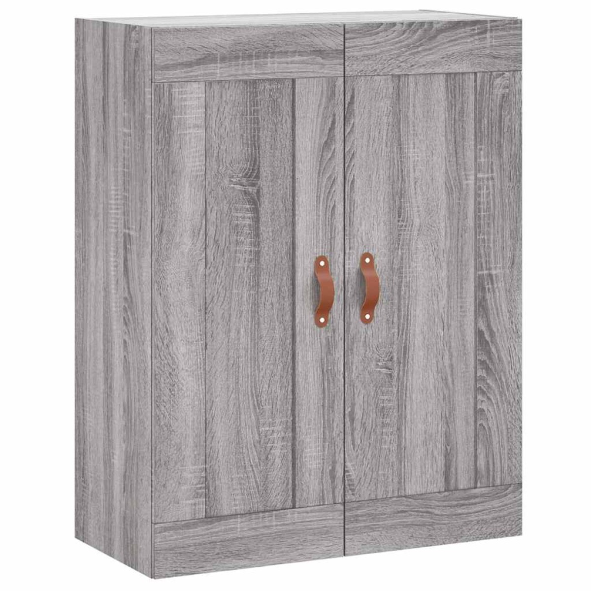 vidaXL Ντουλάπι Γκρι Sonoma 69,5 x 34 x 180 εκ. Επεξεργασμένο Ξύλο