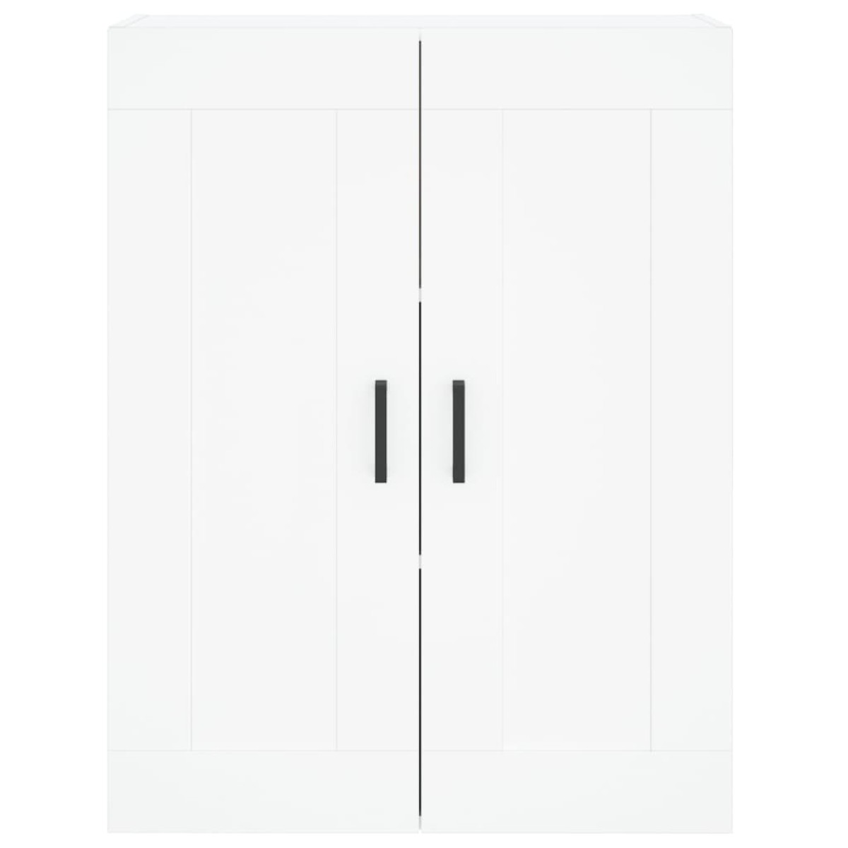 vidaXL Ντουλάπι Λευκό 69,5x34x180 εκ. από Επεξεργασμένο Ξύλο