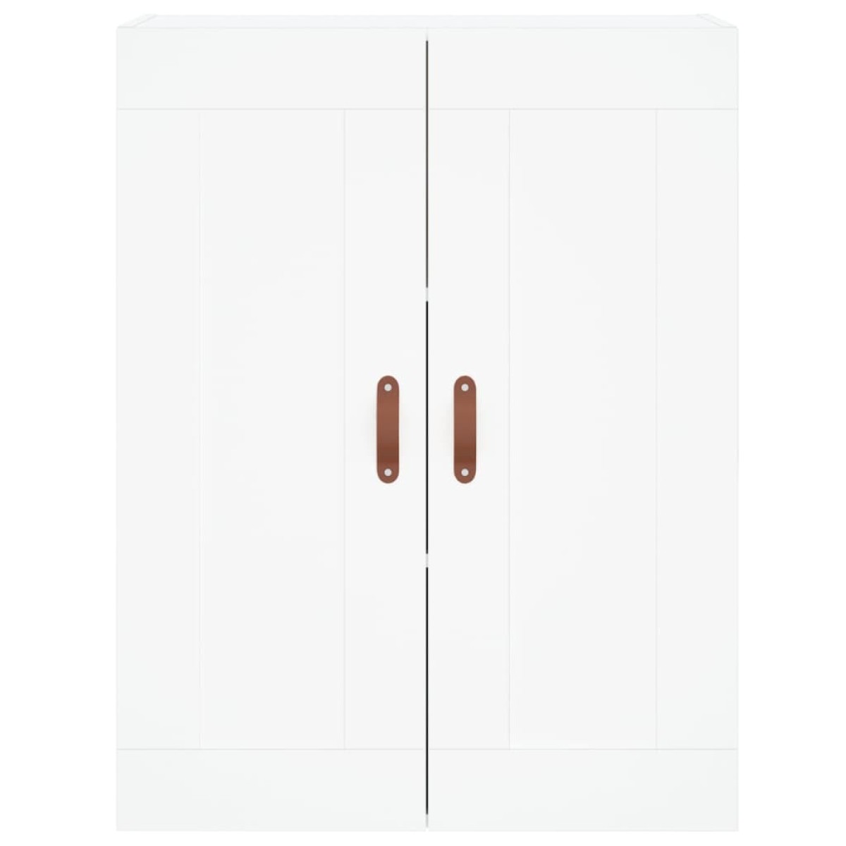 vidaXL Ντουλάπι Λευκό 69,5x34x180 εκ. από Επεξεργασμένο Ξύλο