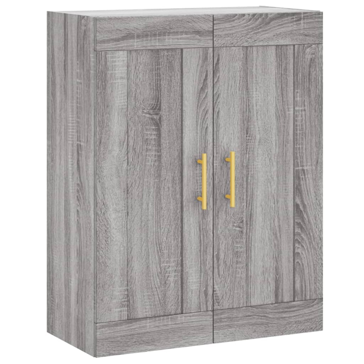 vidaXL Ντουλάπι Γκρι Sonoma 69,5 x 34 x 180 εκ. Επεξεργασμένο Ξύλο