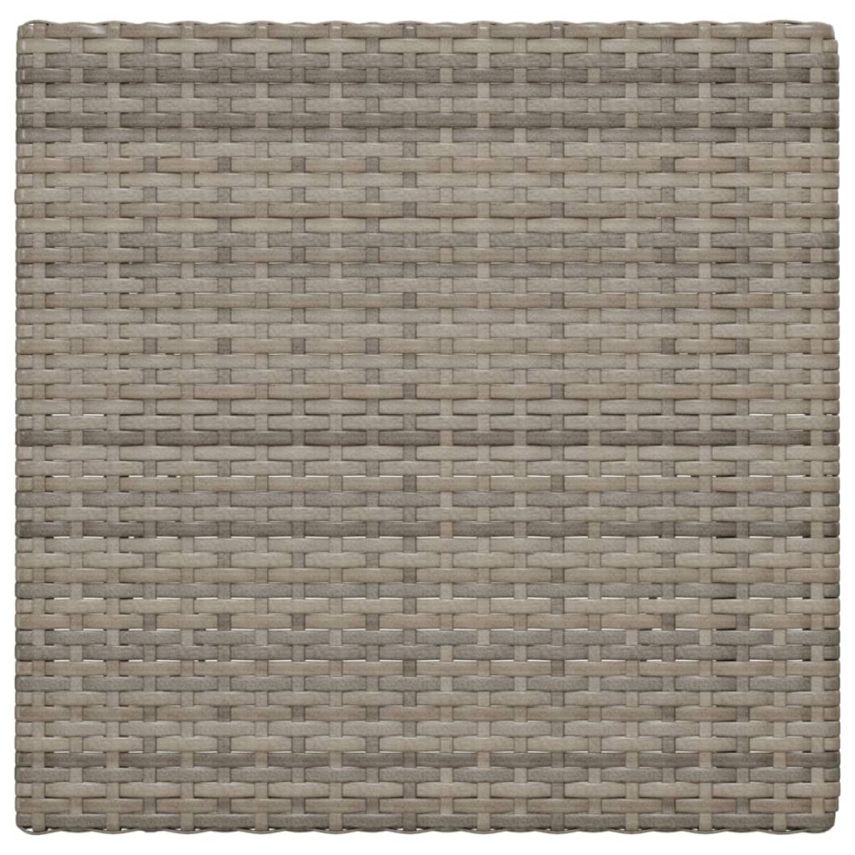 vidaXL Τραπέζι Bistro Πτυσσόμενο Γκρι 55x54x71 εκ. από Συνθετικό Ρατάν