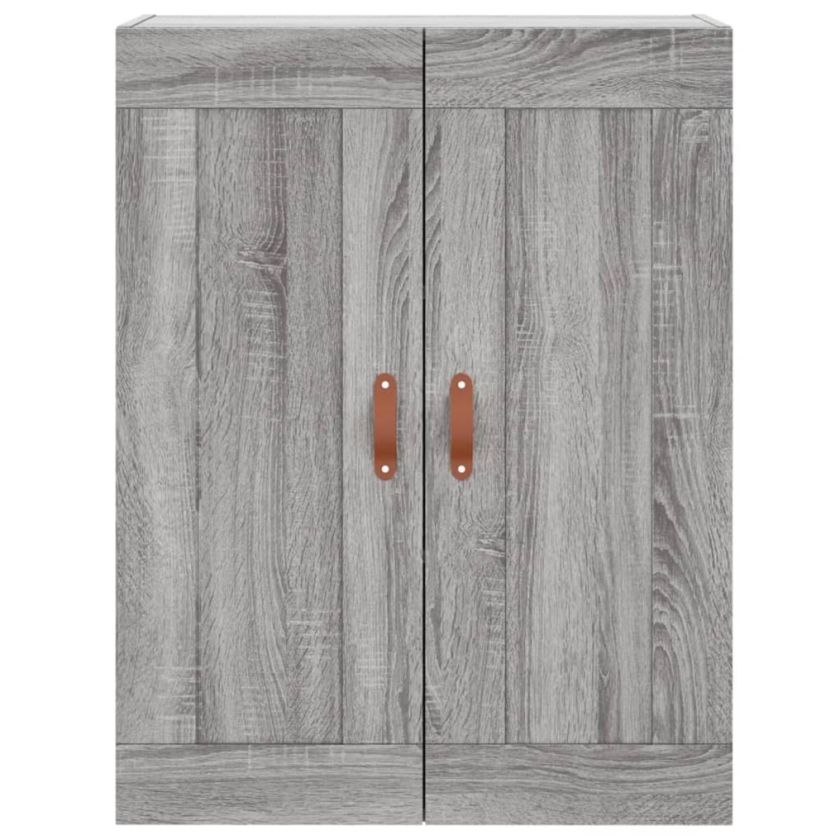 vidaXL Ντουλάπι Γκρι Sonoma 69,5 x 34 x 180 εκ. Επεξεργασμένο Ξύλο